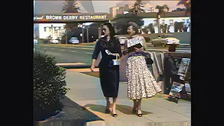 Walking in LA 1950's in Color Remastered 4K