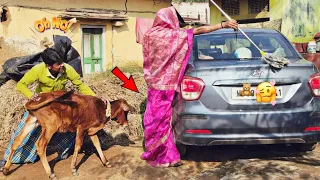 TRY TO NOT LAUGH CHALLENGE Must watch new funny video 2021by fun sins village boy comedy video।ep123