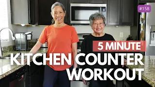 5 Minute Kitchen Counter Workout | Simple Exercises for Seniors