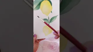 Отрисовываем мотив от руки - лимоны