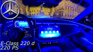 2024 Mercedes E Class 220 d 220 PS NIGHT POV DRIVE TOPSPEED Würzburg (60 FPS / 1440p)