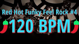 120bpm - Red Hot Funky Feel Rock #3 - 4/4 #DrumBeat - #DrumTrack - Funk Beat 🥁🎸🎹🤘