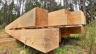 Making Pine Timbers on the Wood-Mizer LT 15