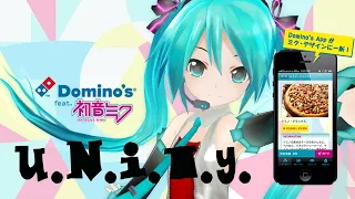 🎵👌 Hatsune Miku:  U.N.I.T.Y.  Through Domino's Pizza