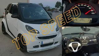 Smart Fortwo Brabus || Speed Acceleration - Top Speed