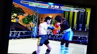 Rocky Legends - Mickey Goldmill VS Clubber Lang (PS2) #ps2classic #rockyps2