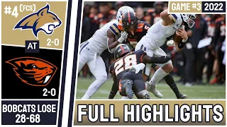 (#4 FCS) Montana State at Oregon State - FULL GAME HIGHLIGHTS - Week 3 of the 2022 Season