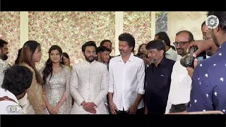 Thalapathy Vijay mass entry at marriage function  |