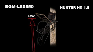 BIG GAME BGM-LS0550 18' HUNTER LADDER STAND