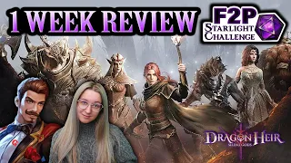 F2P 1 Week Review with @Gorax   Starlight Challenge 💜 F2P - Day 9 ⚔ Dragonheir: Silent