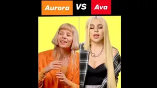 Aurora ( Runaway ) VS Ava Max ( Kings & Queens ) COMMENT WHO BETTER SINGER ?#shorts #avamax #aurora