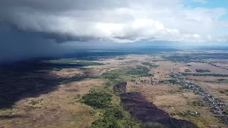 Туча и дождь над Новиками Спасский район Рязанская область