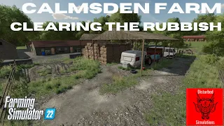 FS22 - Calmsden Farm - Clearing the rubbish