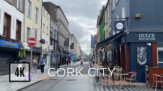 Cork City's Old Town, Ireland 2023 | 4K & 3D audio (city ambience)