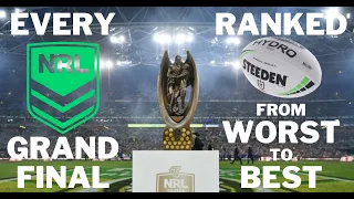 Every NRL Grand Final Ranked From Worst To Best