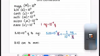 10: Converting between metric units