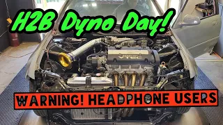 H Powered All Motor Civic Dyno Day | H2B | J Mills Tuning