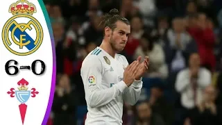 Real Madrid Vs Celta Vigo 6-0 Highlights And Goals 13-05-2018