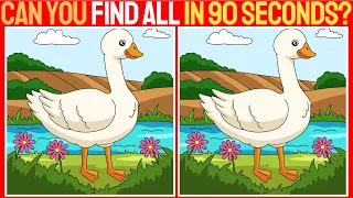 【Spot the difference】99% can't find all the differeces | Find 3 Differences between two pictures