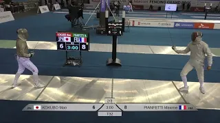 Seoul Grand Prix 2024 SMS - L32 - Kokubo Mao JPN v Maxime Pianfetti FRA