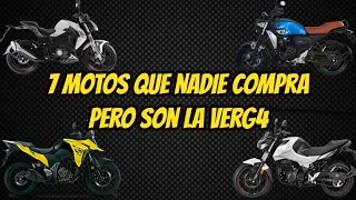 7 MOTOS INFRAVALORADAS