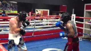 Sparring session