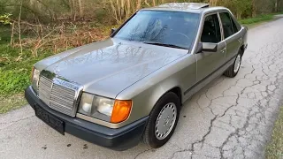 Walkaround Mercedes W124 | 230E | Rauchsilber Metallic | Gullideckel