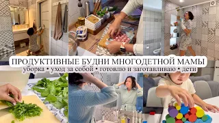 ЧИСТОТА И ПОРЯДОК В ВАННОЙ 🧽 Вкусно готовим👍🏻 БУДНИ МНОГОДЕТНОЙ МАМЫ