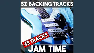 bluesy funk guitar backing track jam in e jamtime