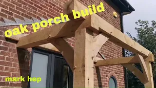 oak porch build