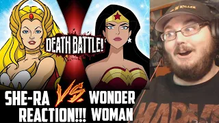 She-Ra VS Wonder Woman (He-Man VS DC) | DEATH BATTLE! REACTION!!!