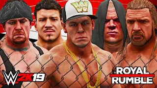 WWE 2K19 - 30 MAN RUTHLESS AGGRESSION ROYAL RUMBLE!!