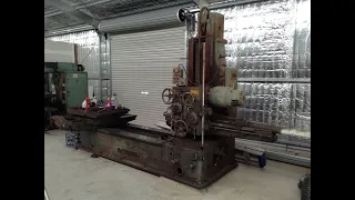 Graffenstaden  Horizontal Boring Machine  .   Refurbish Part 1 .