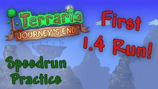 I FINALLY SPEEDRUN 1.4! - [Practice] Terraria All Bosses Unseeded NMA Speedrun Highlights