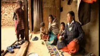 Mujer de Nepal con tres maridos