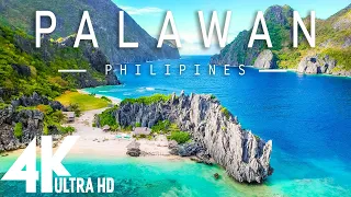 FLYING OVER PALAWAN (4K UHD) - Relaxing Music Along With Beautiful Nature Videos(4K Video Ultra HD)