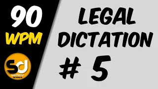 # 5 | 90 wpm | Legal Dictation | Shorthand Dictations