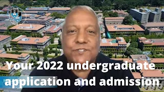 Your 2022 undergraduate application and admission to UCT