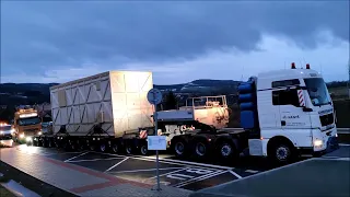 Přeprava generátoru - Generator Transport - Heavy transport  - Nadměrný náklad - Schwertransport  #2