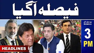 Samaa News Headlines 3PM | PTI Bat Win? | 12 January 2024 | SAMAA TV