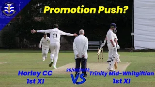 Surrey Championship Cricket Highlights Top Of The League Clash 💥! Horley vs Trinity Mid-Whitgiftian