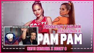 Natti Natasha x Becky G - Ram Pam Pam | 🌟 Reacción Productor y Bailarín 🌟 | #NeckeYBisweik