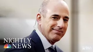 Matt Lauer Responds Publicly To Misconduct Allegations | NBC Nightly News