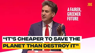 Ed Miliband’s brilliant climate change speech, and Rees-Mogg joke