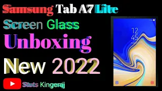 Samsung Tab A7 Lite Screen Protector Unboxing | New Samsung Screen Glass | Screen Glass | Samsung |