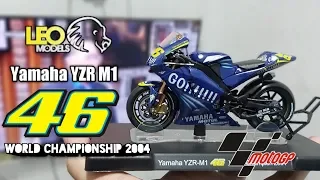 Diecast Leo Models Yamaha YZR M1 Valentino Rossi World Champion 2004 #motogp #diecast