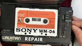 Sony WM D6 professional Walkman repair