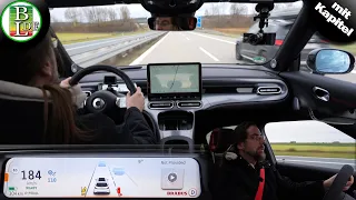 Ich fahre den Smart #1 Brabus Edition auf der Autobahn