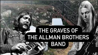 The Allman Brothers Graves & Album Cover Locations/Secrets in Historic Rose Hill Cemetery