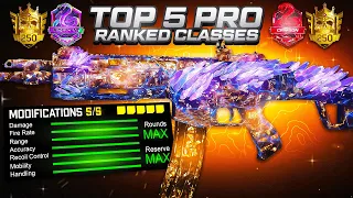 NEW TOP 5 *UPDATED* Pro Meta Best Ranked Play Classes MW3 S3R 💪 (CDL Best Class Setups Loadouts Guns